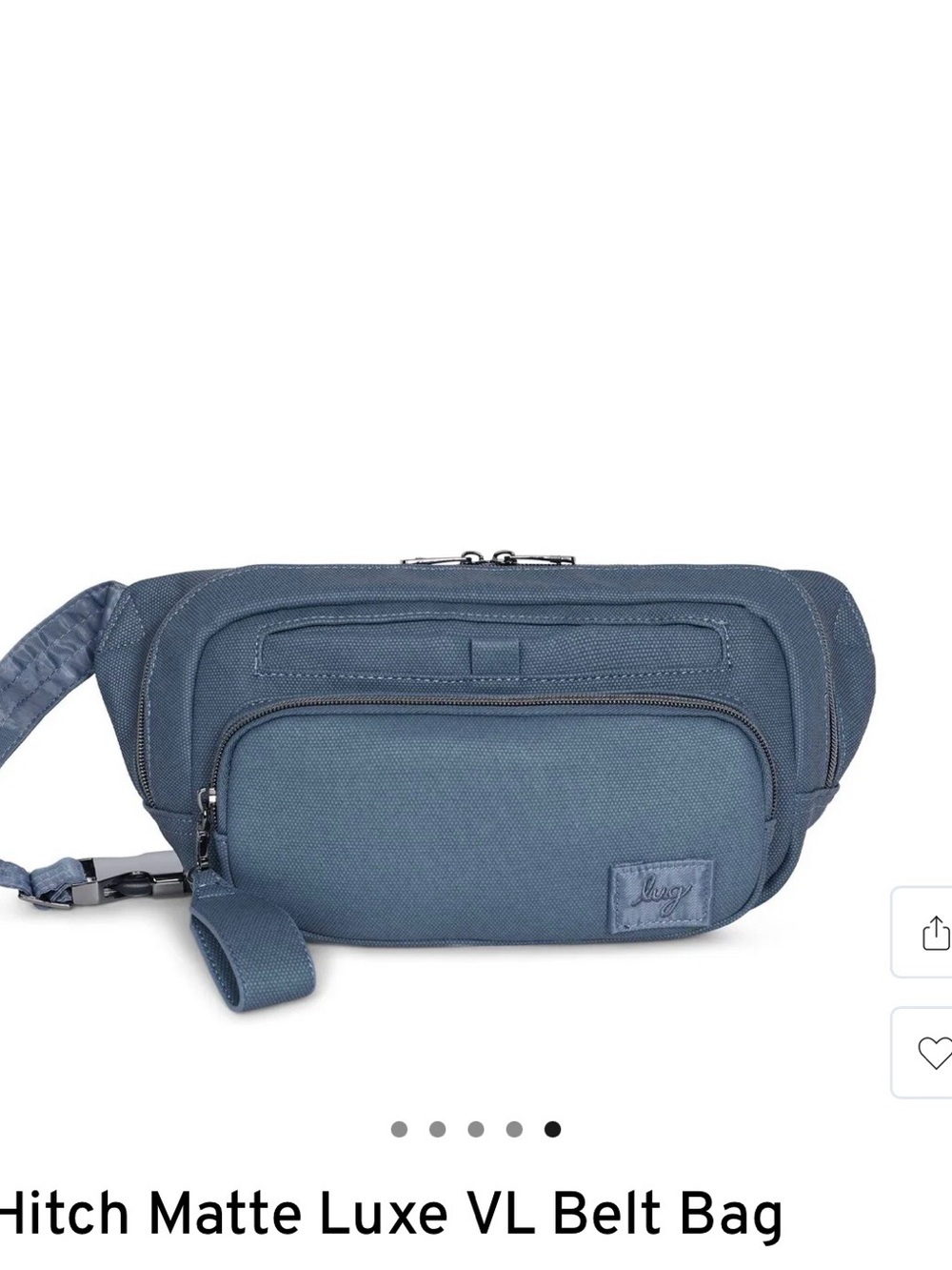 lug Matte Luxe VL Belt Bag - Slate Blue